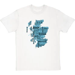 Scotland Languages T-Shirt -Tshirt Store scotland languages tshirt 1 whitetshirt