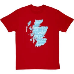 Scotland Languages T-Shirt -Tshirt Store scotland languages tshirt 2 redtshirt