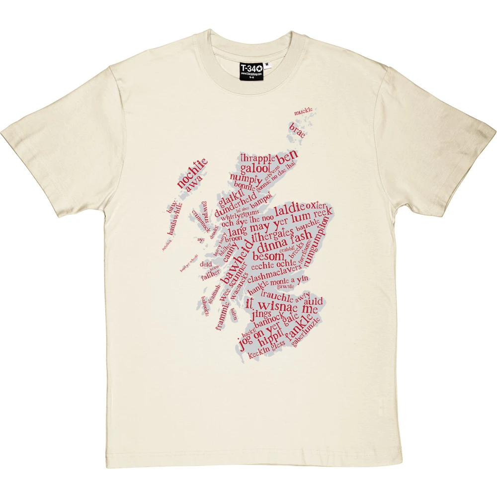 Scots Map T-Shirt 1 Scots Map T-Shirt