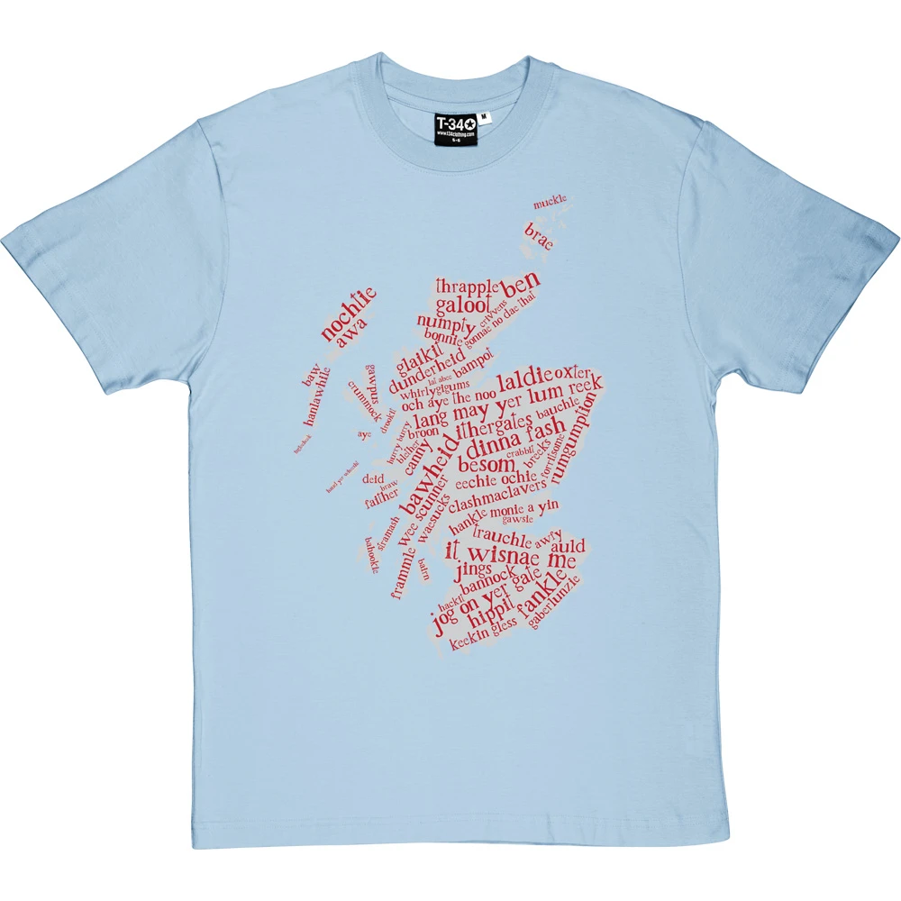 Scots Map T-Shirt 2 Scots Map T-Shirt - Image 2
