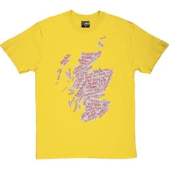Scots Map T-Shirt 7 Scots Map T-Shirt -Tshirt Store scots map tshirt yellowtshirt