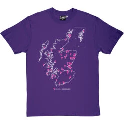 Scottish Gin Map T-Shirt -Tshirt Store scottish gin map tshirt 2 purpletshirt