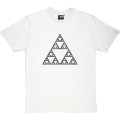 Sierpinski Triangle T-Shirt -Tshirt Store sierpinski triangle tshirt 1 whitetshirt