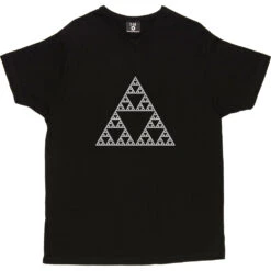 Sierpinski Triangle T-Shirt -Tshirt Store sierpinski triangle tshirt 2 black mens v neck tshirt