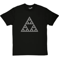 Sierpinski Triangle T-Shirt -Tshirt Store sierpinski triangle tshirt 2 blacktshirt