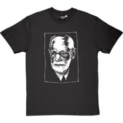 Sigmund Freud Woodcut T-Shirt -Tshirt Store sigmund freund tshirt 2 charcoaltshirt