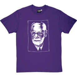 Sigmund Freud Woodcut T-Shirt -Tshirt Store sigmund freund tshirt 2 purpletshirt