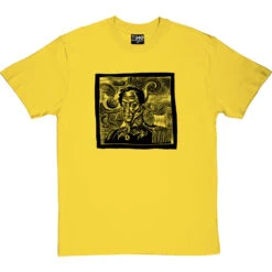 Simon Bolivar Woodcut T-Shirt -Tshirt Store simon bolivar tshirt 1 yellowtshirt
