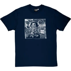 Simon Bolivar Woodcut T-Shirt -Tshirt Store simon bolivar tshirt 2 navybluetshirt