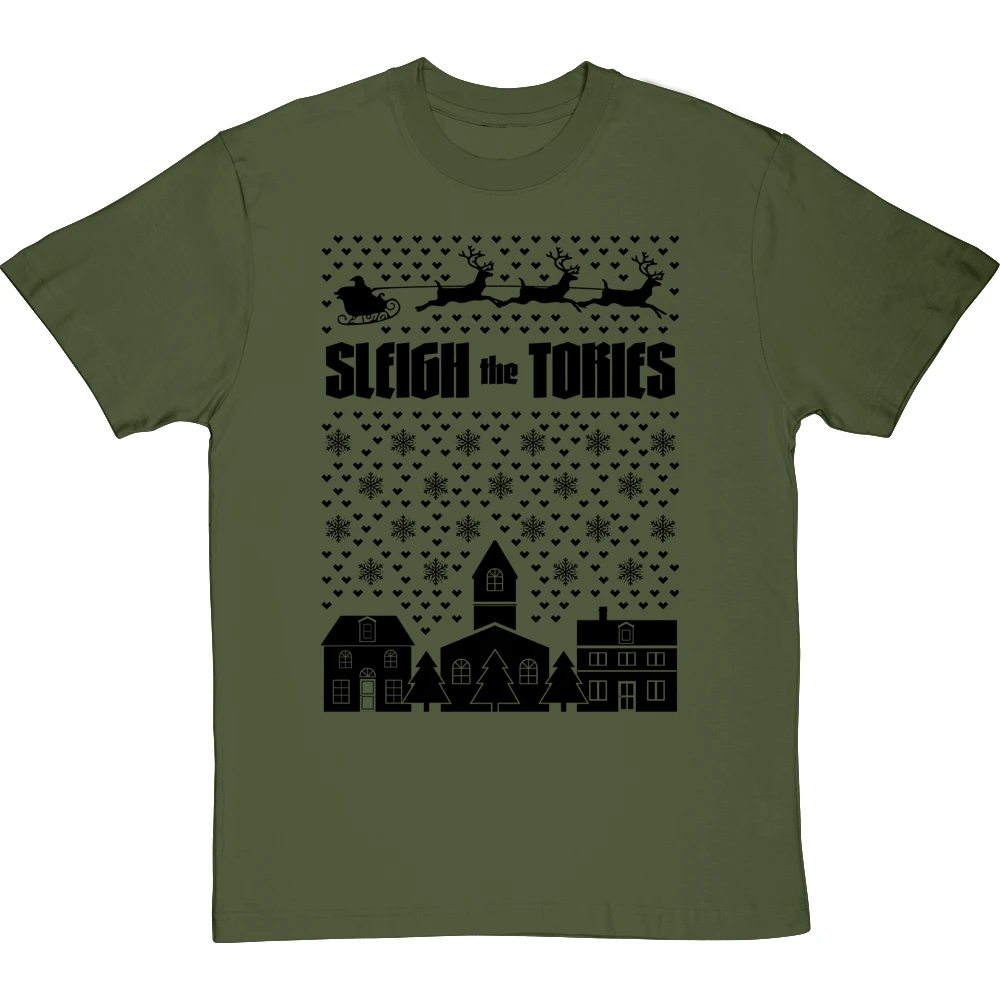 Sleigh The Tories T-Shirt 13 Sleigh The Tories T-Shirt - Image 13