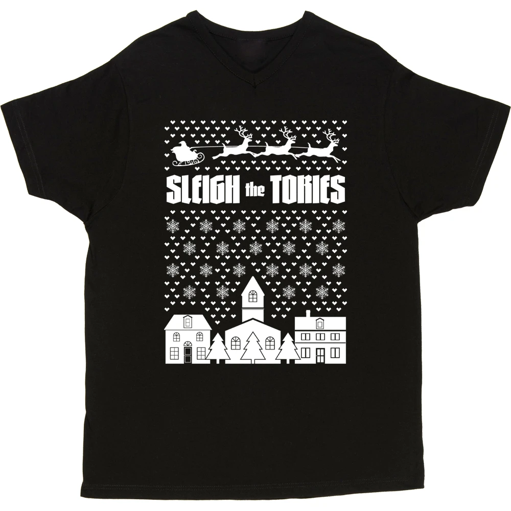 Sleigh The Tories T-Shirt 5 Sleigh The Tories T-Shirt - Image 5