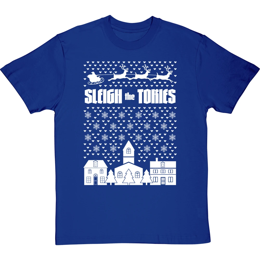 Sleigh The Tories T-Shirt 4 Sleigh The Tories T-Shirt - Image 4