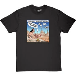 Early Social Networking T-Shirt -Tshirt Store smoke signals tshirt charcoaltshirt