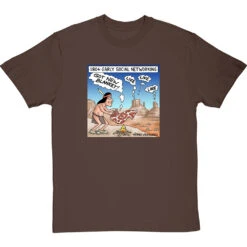 Early Social Networking T-Shirt -Tshirt Store smoke signals tshirt hazelnuttshirt