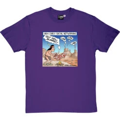 Early Social Networking T-Shirt -Tshirt Store smoke signals tshirt purpletshirt