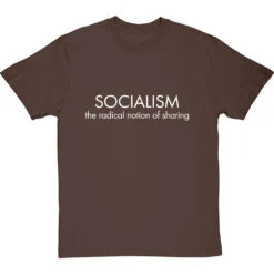 Socialism: The Radical Notion Of Sharing T-Shirt -Tshirt Store socialism the radical notion of sharing tshirt 2 hazelnuttshirt