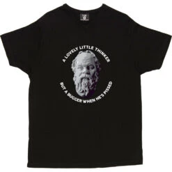 Socrates: A Lovely Little Thinker T-Shirt 10 Socrates: A Lovely Little Thinker T-Shirt -Tshirt Store socrates lovely thinker tshirt 2 black mens v neck tshirt