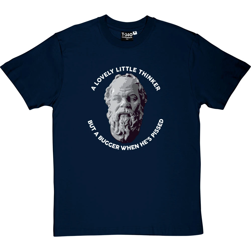 Socrates: A Lovely Little Thinker T-Shirt 2 Socrates: A Lovely Little Thinker T-Shirt - Image 2