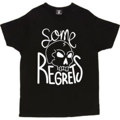Some Regrets T-Shirt -Tshirt Store some regrets tshirt 2 black mens v neck tshirt