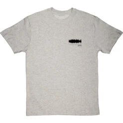 Personalised Song Soundwave (Pocket Print) T-Shirt -Tshirt Store song waveform pocket print tshirt 1 lightoxfordtshirt