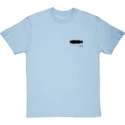 Personalised Song Soundwave (Pocket Print) T-Shirt -Tshirt Store song waveform pocket print tshirt 1 skybluetshirt