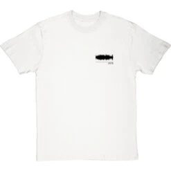 Personalised Song Soundwave (Pocket Print) T-Shirt -Tshirt Store song waveform pocket print tshirt 1 whitetshirt