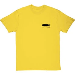 Personalised Song Soundwave (Pocket Print) T-Shirt -Tshirt Store song waveform pocket print tshirt 1 yellowtshirt