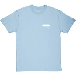 Personalised Song Soundwave (Pocket Print) T-Shirt -Tshirt Store song waveform pocket print tshirt 2 skybluetshirt