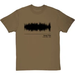 Personalised Song Soundwave T-Shirt -Tshirt Store song waveform tshirt 1 olivetshirt