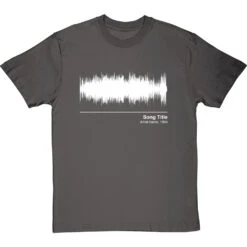 Personalised Song Soundwave T-Shirt -Tshirt Store song waveform tshirt 2 charcoaltshirt