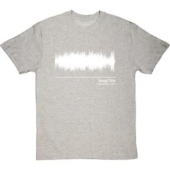 Personalised Song Soundwave T-Shirt -Tshirt Store song waveform tshirt 2 lightoxfordtshirt