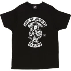 Sons Of Anarchy: Mikhail Bakunin T-Shirt -Tshirt Store sons of anarchy bakunin tshirt black mens v neck tshirt