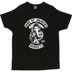 Sons Of Anarchy: Buenaventura Durruti T-Shirt -Tshirt Store sons of anarchy durruti tshirt black mens v neck tshirt