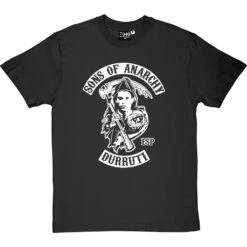 Sons Of Anarchy: Buenaventura Durruti T-Shirt -Tshirt Store sons of anarchy durruti tshirt charcoaltshirt