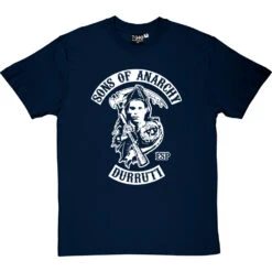 Sons Of Anarchy: Buenaventura Durruti T-Shirt -Tshirt Store sons of anarchy durruti tshirt navybluetshirt