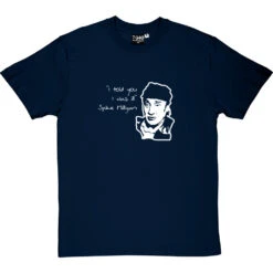 Spike Milligan "I Told You I Was Ill" T-Shirt -Tshirt Store spikemilligan navybluetshirt