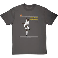 Sporting Classics: Goal Of The Month, Again By Tony Yeboah T-Shirt -Tshirt Store sporting classics goal of the month again tshirt charcoaltshirt