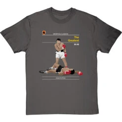 Sporting Classics: The Greatest By Muhammed Ali T-Shirt -Tshirt Store sporting classics the greatest tshirt charcoaltshirt