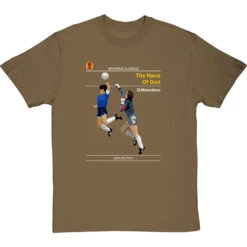 Sporting Classics: The Hand Of God By Diego Maradona T-Shirt -Tshirt Store sporting classics the hand of god tshirt olivetshirt