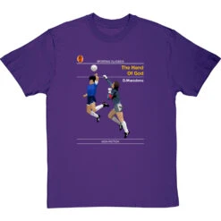 Sporting Classics: The Hand Of God By Diego Maradona T-Shirt
