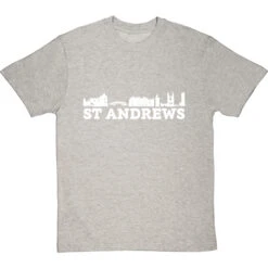 St Andrews Landmarks T-Shirt -Tshirt Store st andrews landmarks tshirt 2 lightoxfordtshirt