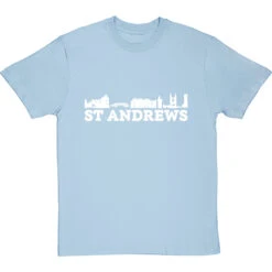 St Andrews Landmarks T-Shirt -Tshirt Store st andrews landmarks tshirt 2 skybluetshirt