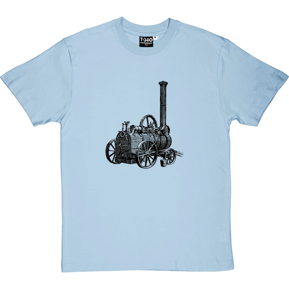 1850s Steam Engine T-Shirt 3 1850s Steam Engine T-Shirt - Image 3