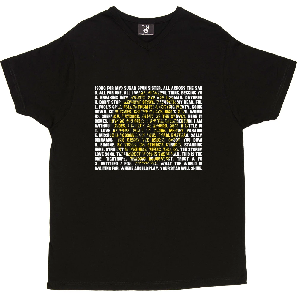 The Stone Roses Songs T-Shirt 3 The Stone Roses Songs T-Shirt - Image 3
