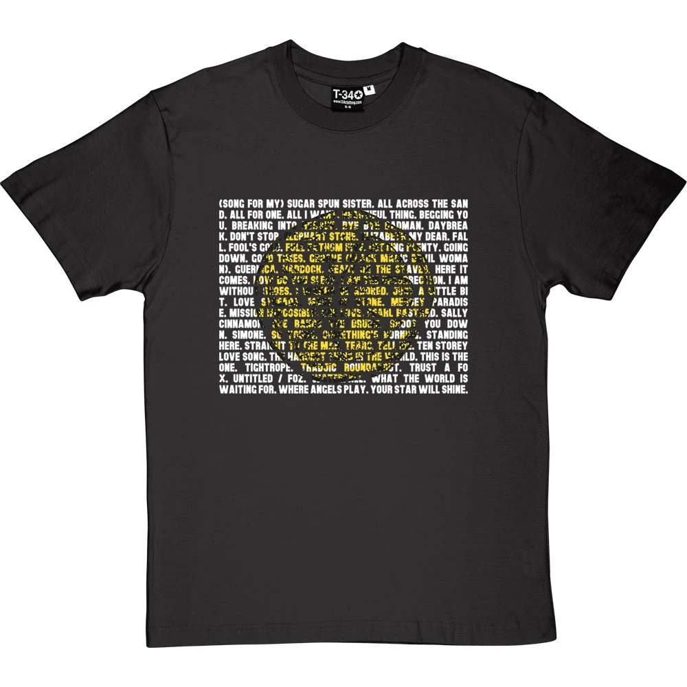 The Stone Roses Songs T-Shirt 2 The Stone Roses Songs T-Shirt - Image 2