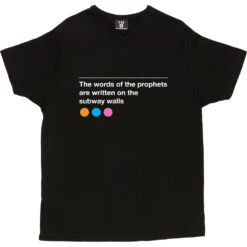 The Words Of The Prophets Are Written On The Subway Walls T-Shirt -Tshirt Store subway walls tshirt black mens v neck tshirt