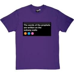 The Words Of The Prophets Are Written On The Subway Walls T-Shirt -Tshirt Store subway walls tshirt purpletshirt