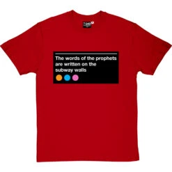 The Words Of The Prophets Are Written On The Subway Walls T-Shirt -Tshirt Store subway walls tshirt redtshirt