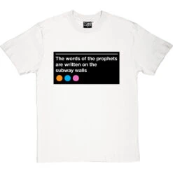 The Words Of The Prophets Are Written On The Subway Walls T-Shirt -Tshirt Store subway walls tshirt whitetshirt