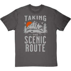 Taking The Scenic Route T-Shirt -Tshirt Store taking the scenic route tshirt 178 charcoaltshirt